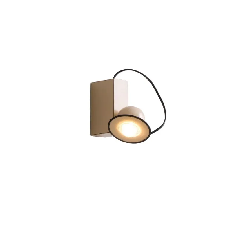 

Magnetic wall lamp retro medieval living room wall lamp French cream wind bedroom bedside wall lamp