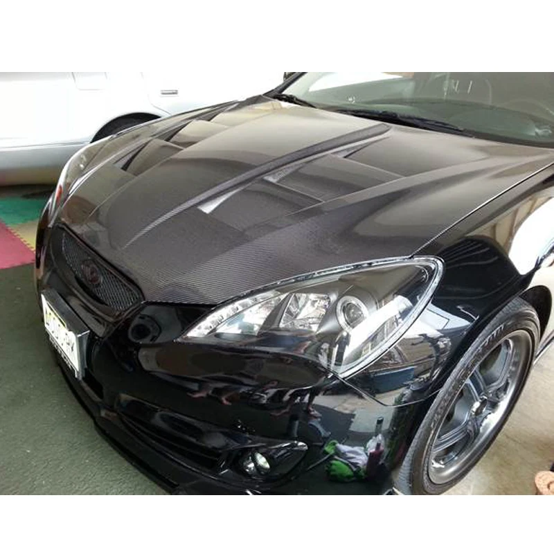 

For Genesis Coupe Rohens (09) H2-Style Hood - Exact Fit Front Body Styling Accessory