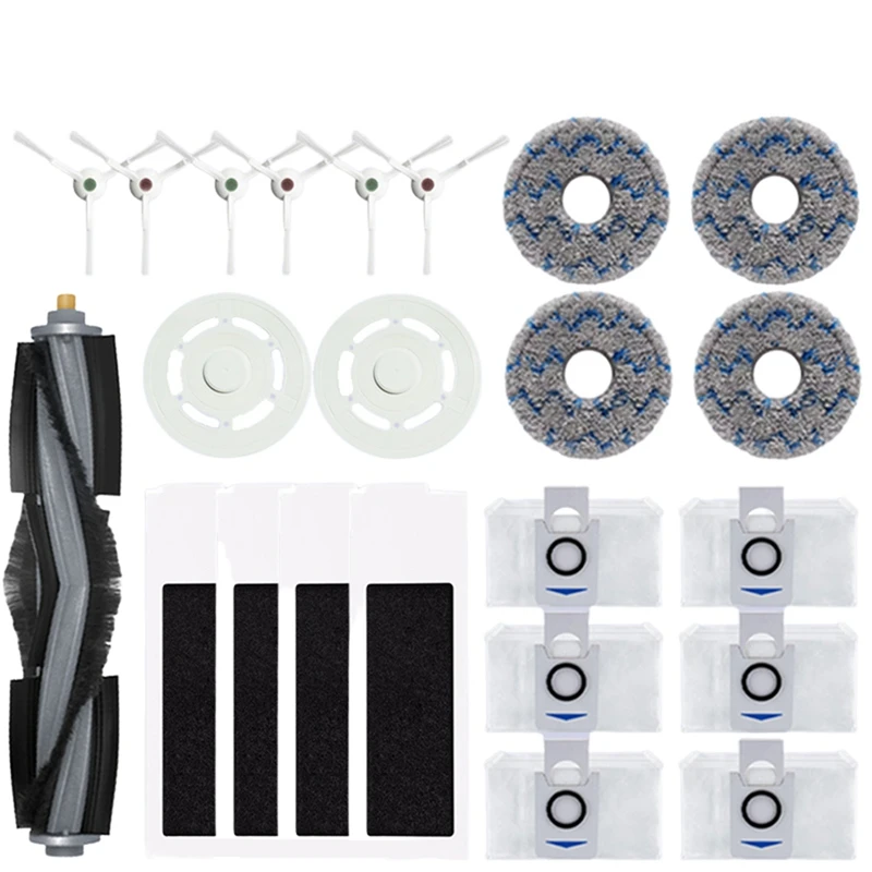 

Аксессуары для робота-пылесоса ECOVACS Deebot T20 OMNI, основная боковая щетка, тканевый фильтр для швабры, запасные части для мешка для пыли