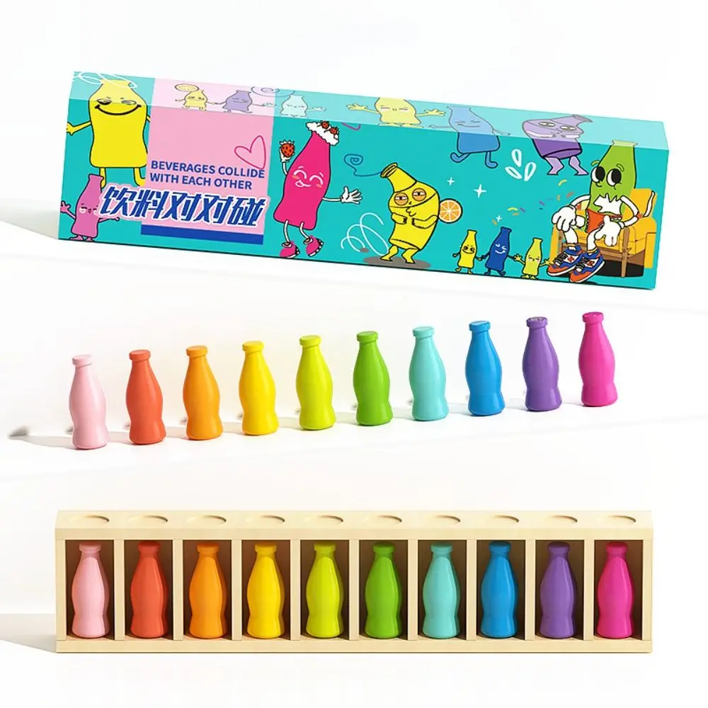 

Деревянная игра на память, раннее образование, мелкая моторика, напиток, сортировка цветов, чашка, обучение памяти, многопользовательская игра