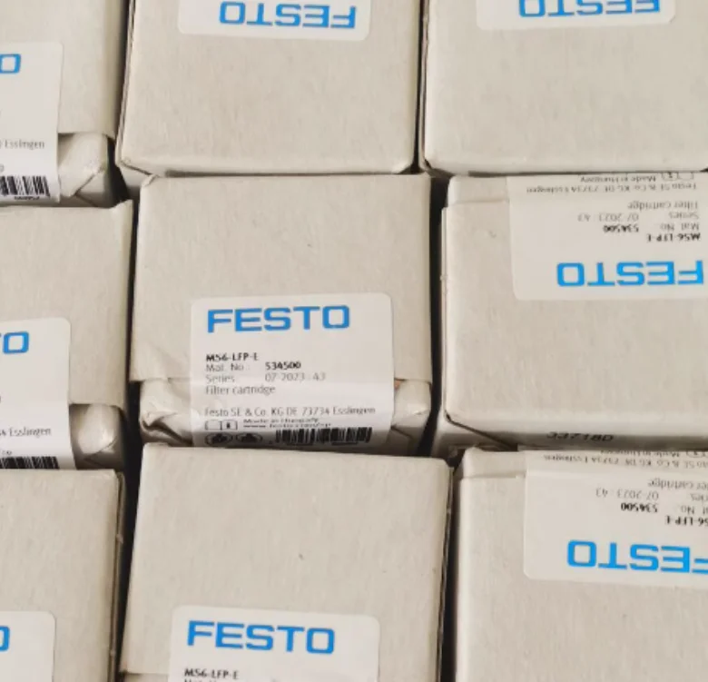 5ชิ้น534499-MS6-LFP-C กรอง Festo ดั้งเดิมใหม่ (5UM สีน้ำเงิน) 534500-MS6-LFP-E (40um สีขาว)