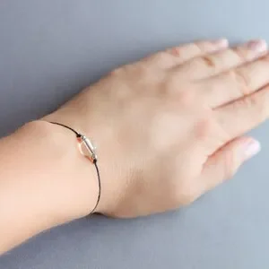 سوار كريستال كوارتز شفاف للنساء ، مجوهرات روحية ، هدية عيد الميلاد للأصدقاء