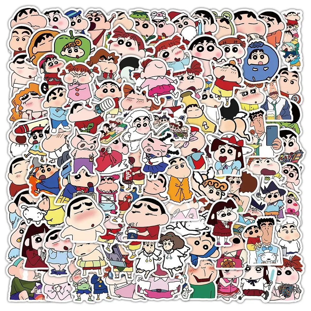 

Crayon Shin-chan Stickers Cute Cartoon Originality DIY It's Funny Stickers New Mobile Phone Decoration Waterproof Stickers Gift