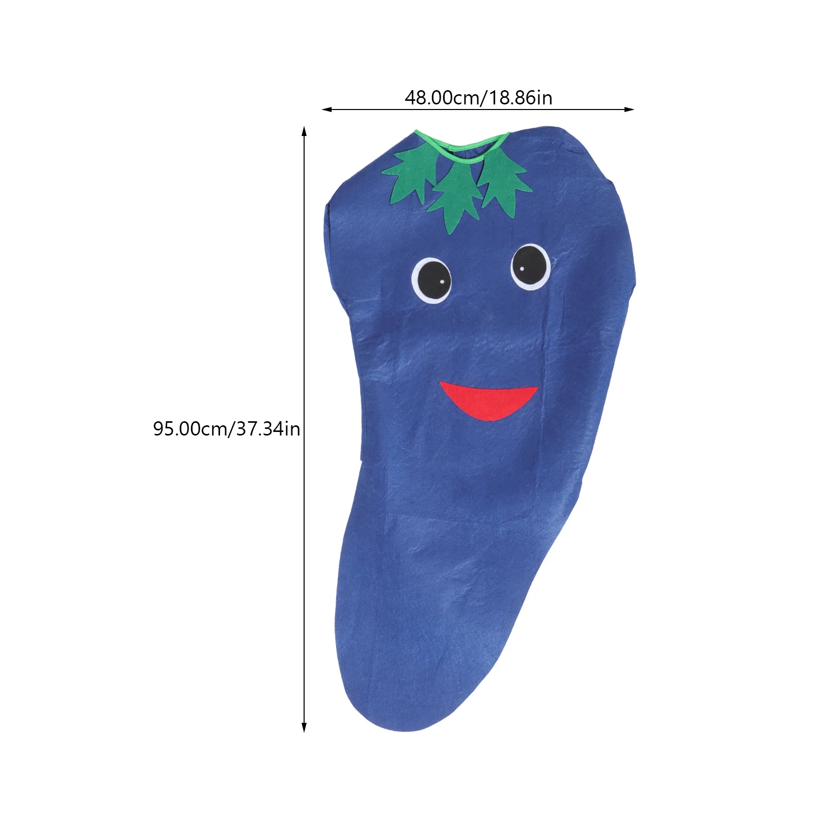 1 Juego de 1 Juego de disfraz de estilo vegetal para fiesta infantil, Kit de disfraz de escenario actuación para niños, suministros decorativos para Cosplay, verduras