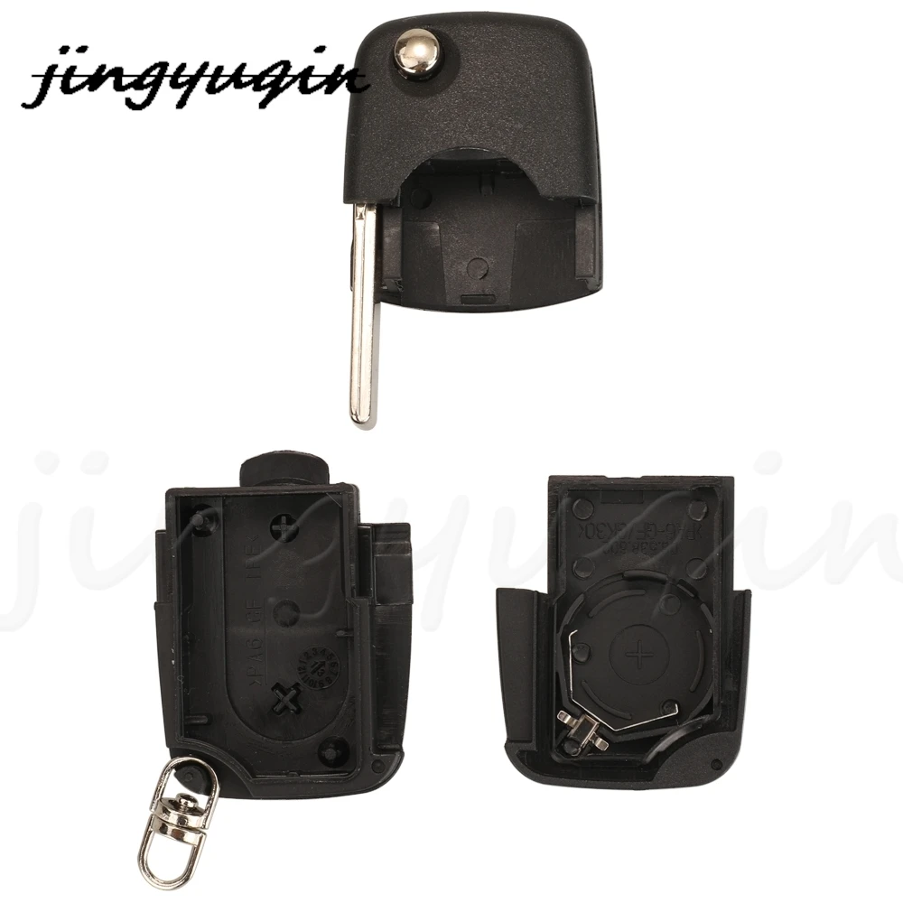 jingyuqin 2 Buttons Remote Car Key Fob 433Mhz ID48 Chip 1J0959753A For VW Volkswagen Passat Golf MK4