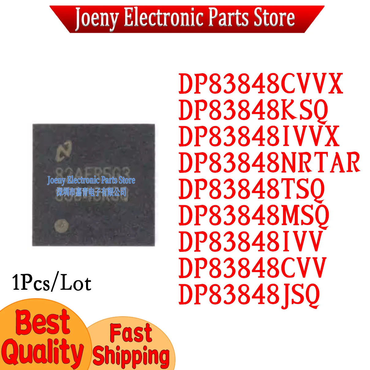 DP83848IVV/NOPB DP83848JSQ DP83848KSQ DP83848TSQ DP83848CVV DP83848IVVX DP83848MSQ DP83848CVVX DP83848NRTAR PC shell