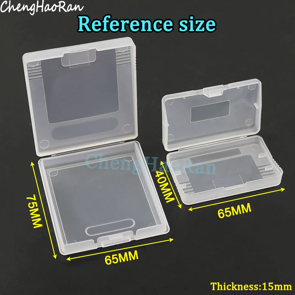 플라스틱 게임 카드 케이스, 게임 보이 컬러, GBC, GBP, GBA 먼지 커버 카트리지, 게임 카드 방진 투명 보호 상자, 5 개