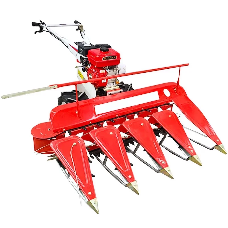 8HP Diesel Power Agricultural Machine Multi-Function Wheat Rice Reaper Soybean Pepper Alfalfa Wormwood Hand-Push Harvester