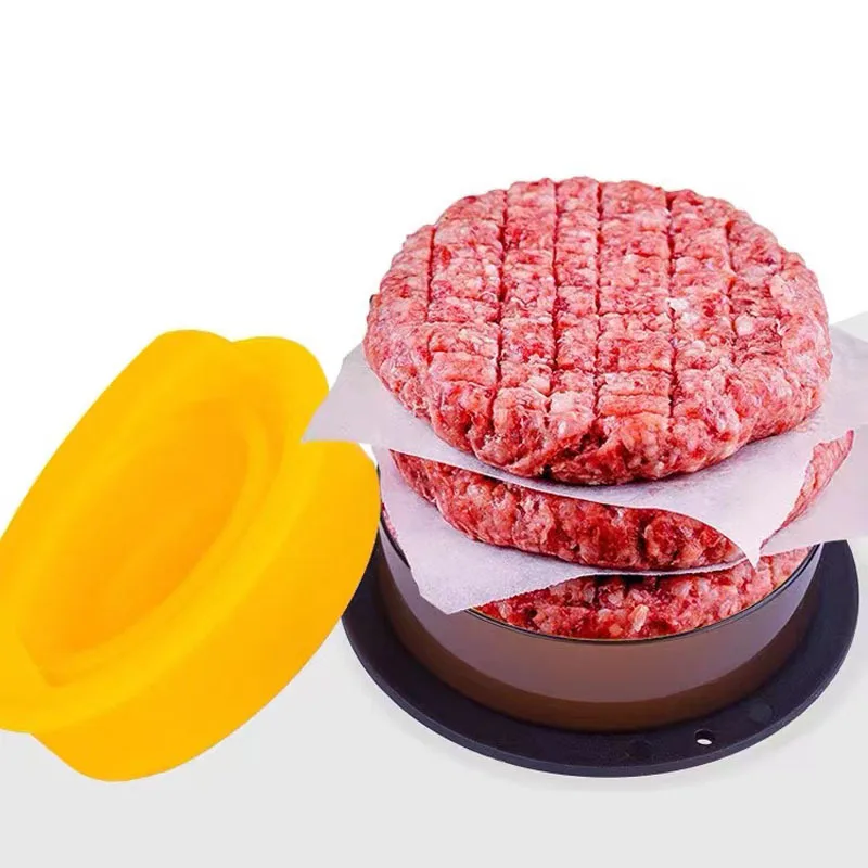 ew Kitchen Round Shape burger Press Hamburger Maker Hamburger Press Hamburger Meat Beef Grill Burger Press Patty Maker Mold