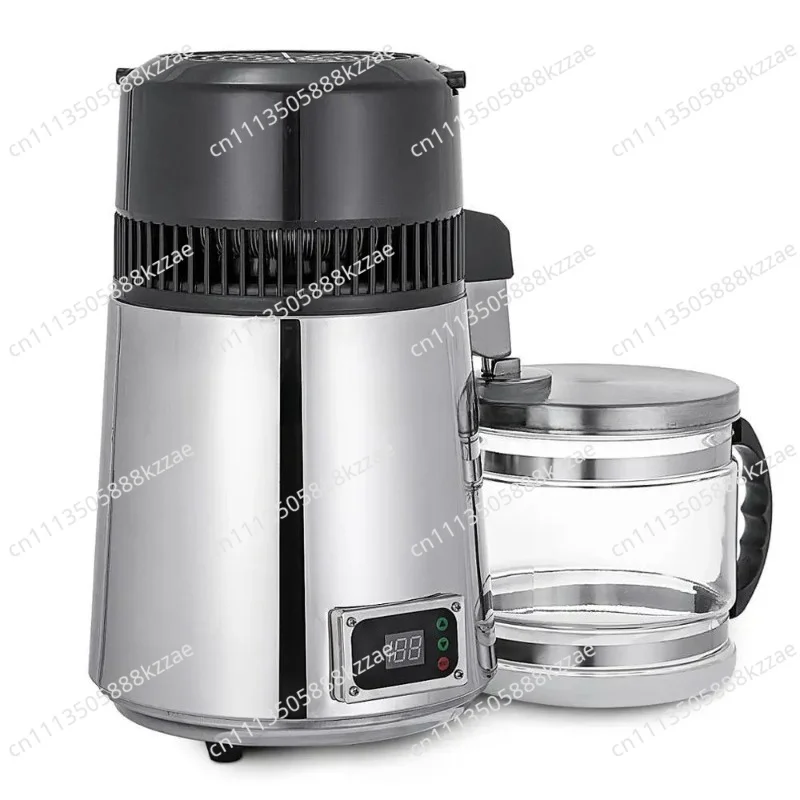 4L Distilled Water Machine Temperature Controlled Water Distiller Safe Health Water Distiller 304 Stainless Steel