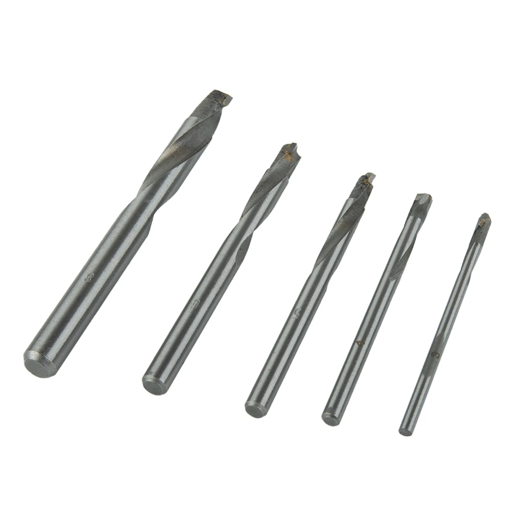 Broca de carburo cementado de 5 uds., 3/4/5/6/8mm para perforar acero inoxidable, cobre, hierro, madera, plástico, herramienta eléctrica de aleación de aluminio