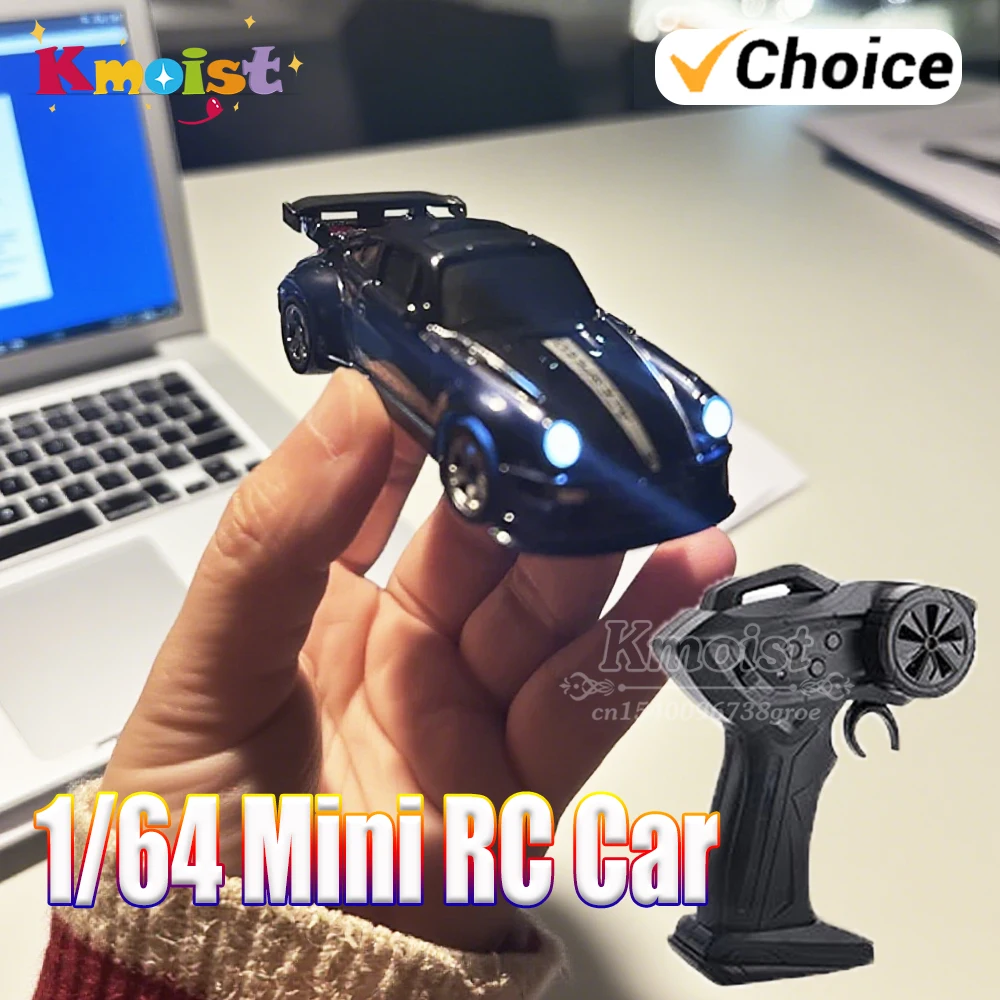 

1/64 Desktop RC Car 4WD Drift 2.4G Remote Control Cars Mini Adjustable Speed Racing Vehicle Kids Toy New Novelty Christmas Gifts