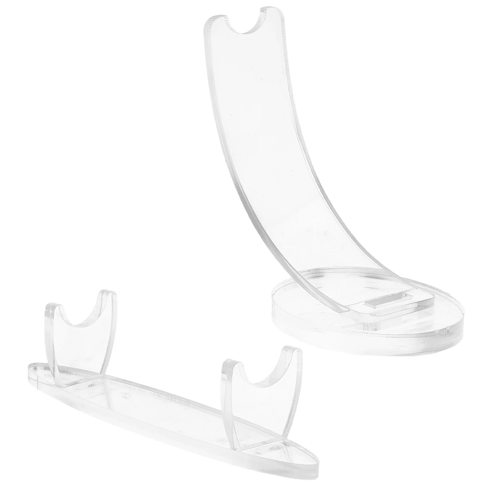 2 قطعة حامل قلم أكريليك شفاف عرض عمودي حامل قلم رصاص نافورة قلم منظم تخزين فرشاة للمكياج #2