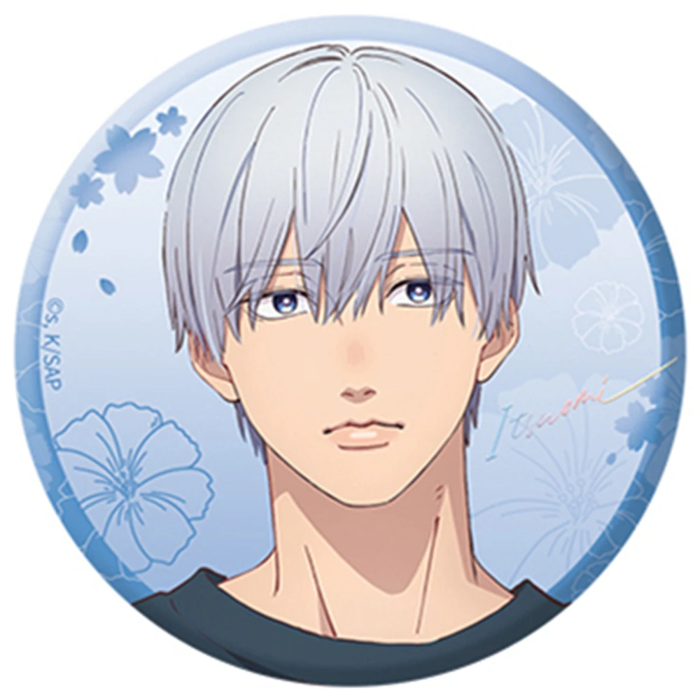 58mm Anime A Sign of Affection Cosplay KOSTÜM Abzeichen Pin SPTE Weißblech Brosche ﻿   Requisite Weihnachten Gilf