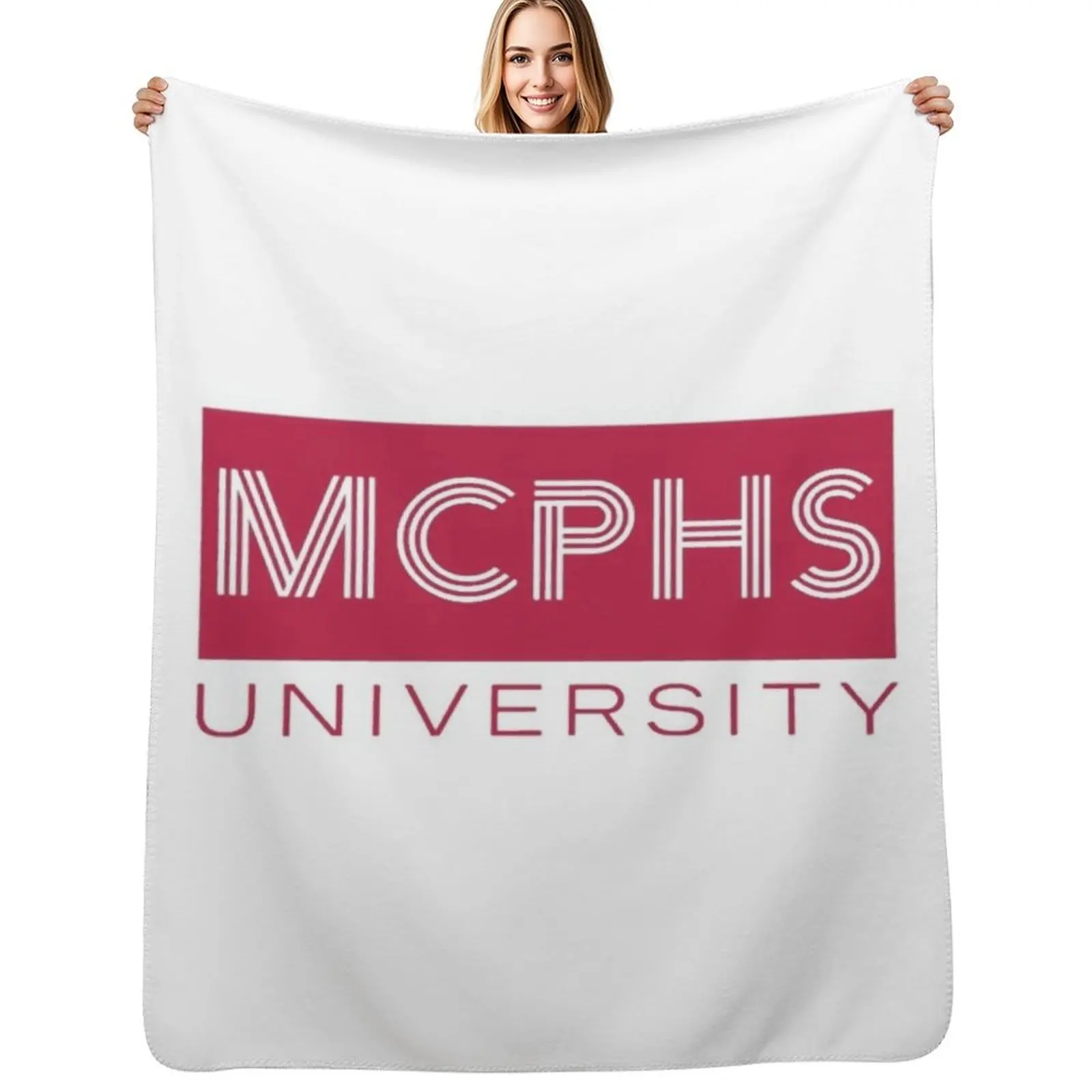MCPHS University Classic Throw Blanket Color Fast Cozy Throw Blanket
