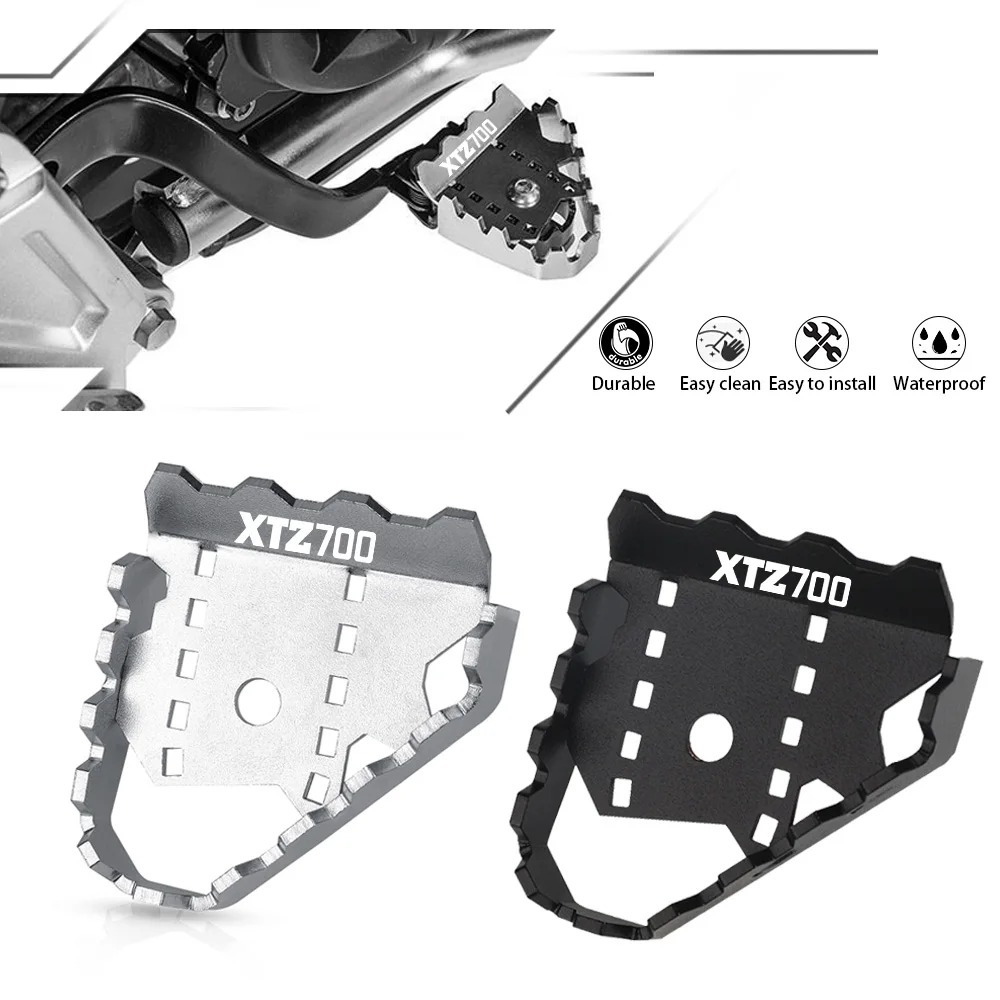 

T7 Rally XTZ700 XT700Z 2019-2021 Motorcycle Rear Brake Pedal Step Tip Plate Enlarge Pad Extender For Yamaha Tenere 700 2022 2023