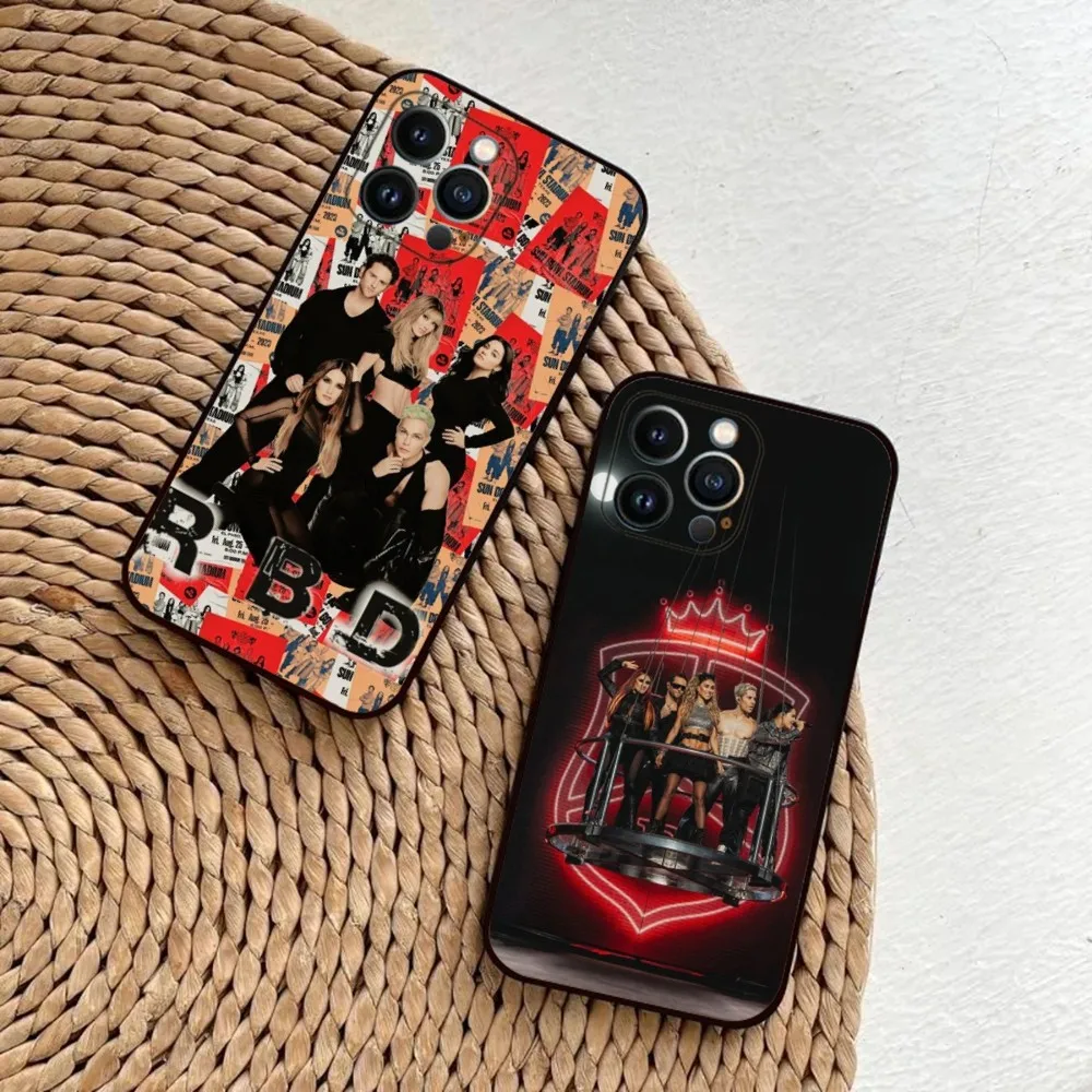 

RBD Rebelde Phone Case For iPhone 15,14,13,12,11,Plus,Pro Max,XS,X,XR,SE,Mini,8,7 Soft Silicone Black Cover