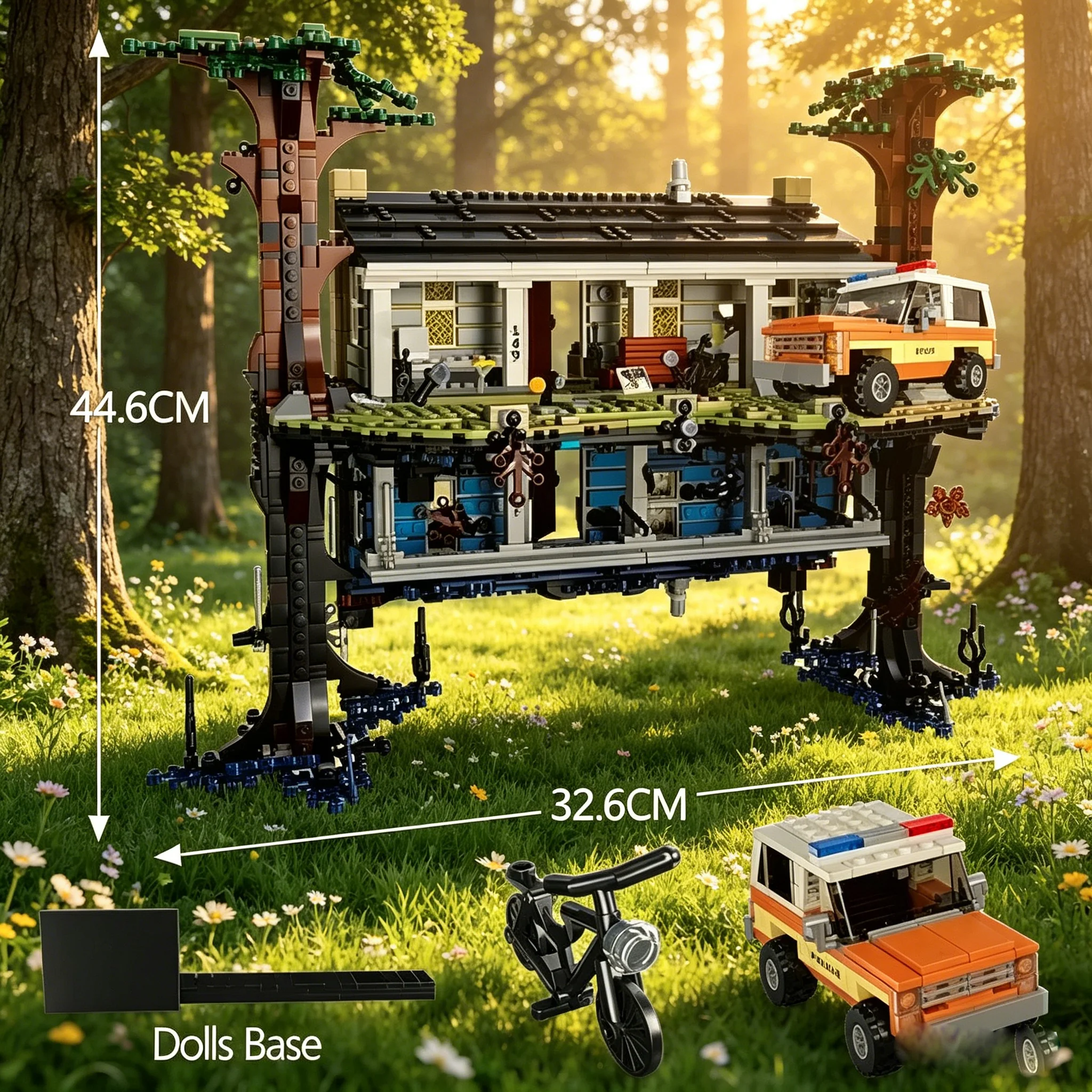 

2499PCS Bricks Compatible with 75810 Upside Down Building Blocks Set Toys for Children Birthday Christmas Gifts Home Decor