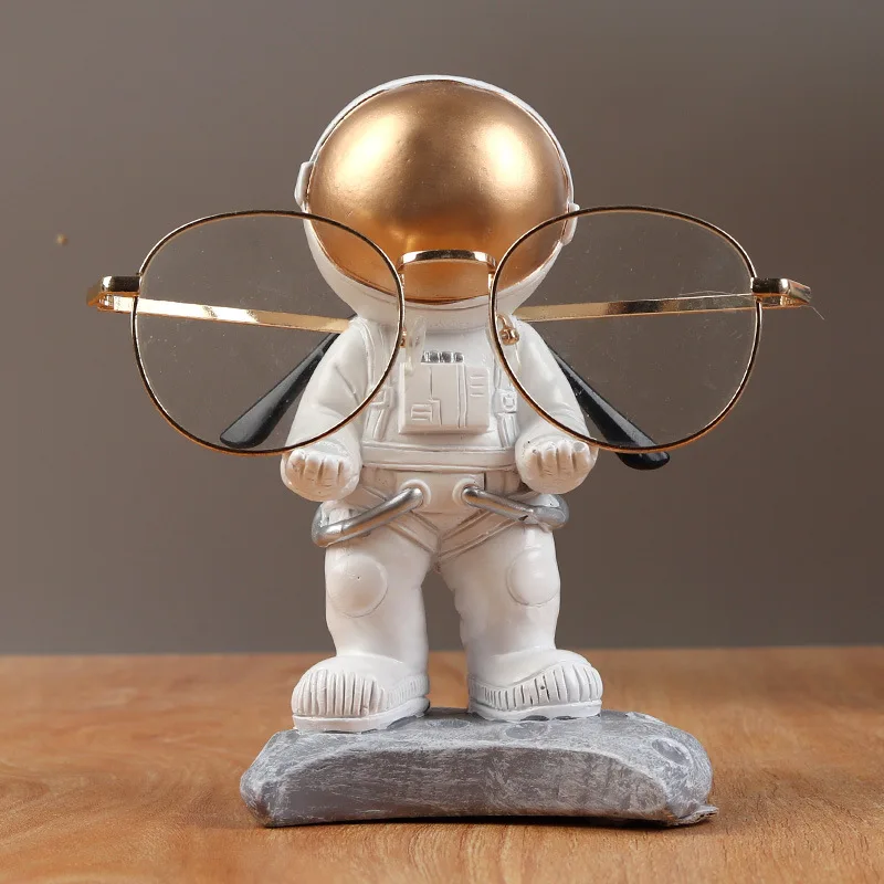 Makeup Table Eyeglass Holder, Jewelry Storage Rack,eyeglass Display Stand,astronaut-themed Eyewear Store Display Stand Ornaments