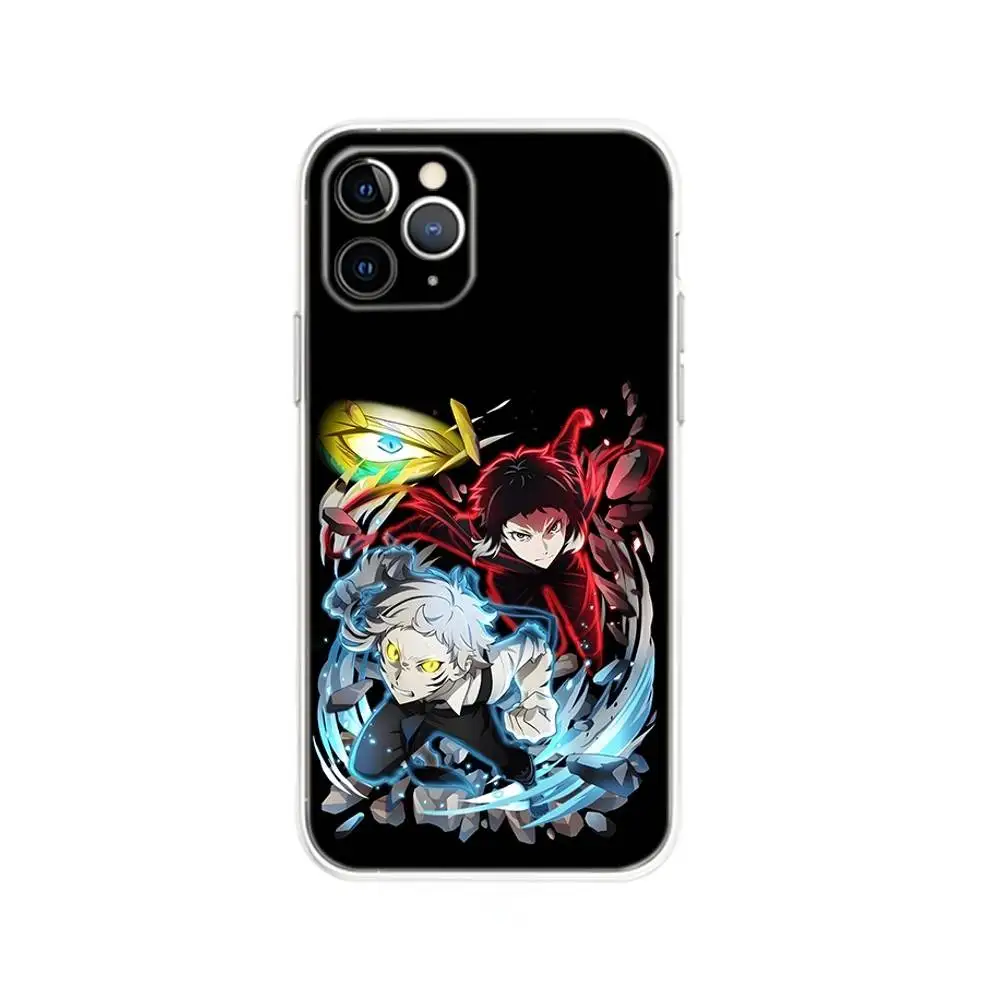 حافظة هاتف B-Bungo Stray Dogs لهاتف iPhone 17,16,15,14,13,12, Mini,11,Pro,Max,Plus,Air,X,XR,XS,8,SE,2020, غطاء شفاف #2