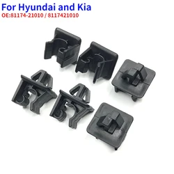 20/10 Uds Clips de sujeción negro capó de coche soporte varilla abrazadera Clip Kit para Kia para Hyundai 81174-21010/ 8117421010