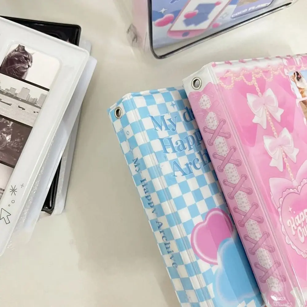 Album Photo Coréen à Quatre Grilles INS en PVC, 20 Liberty, Idole Créative, Portable, Grande Capacité, Classeur de Billets