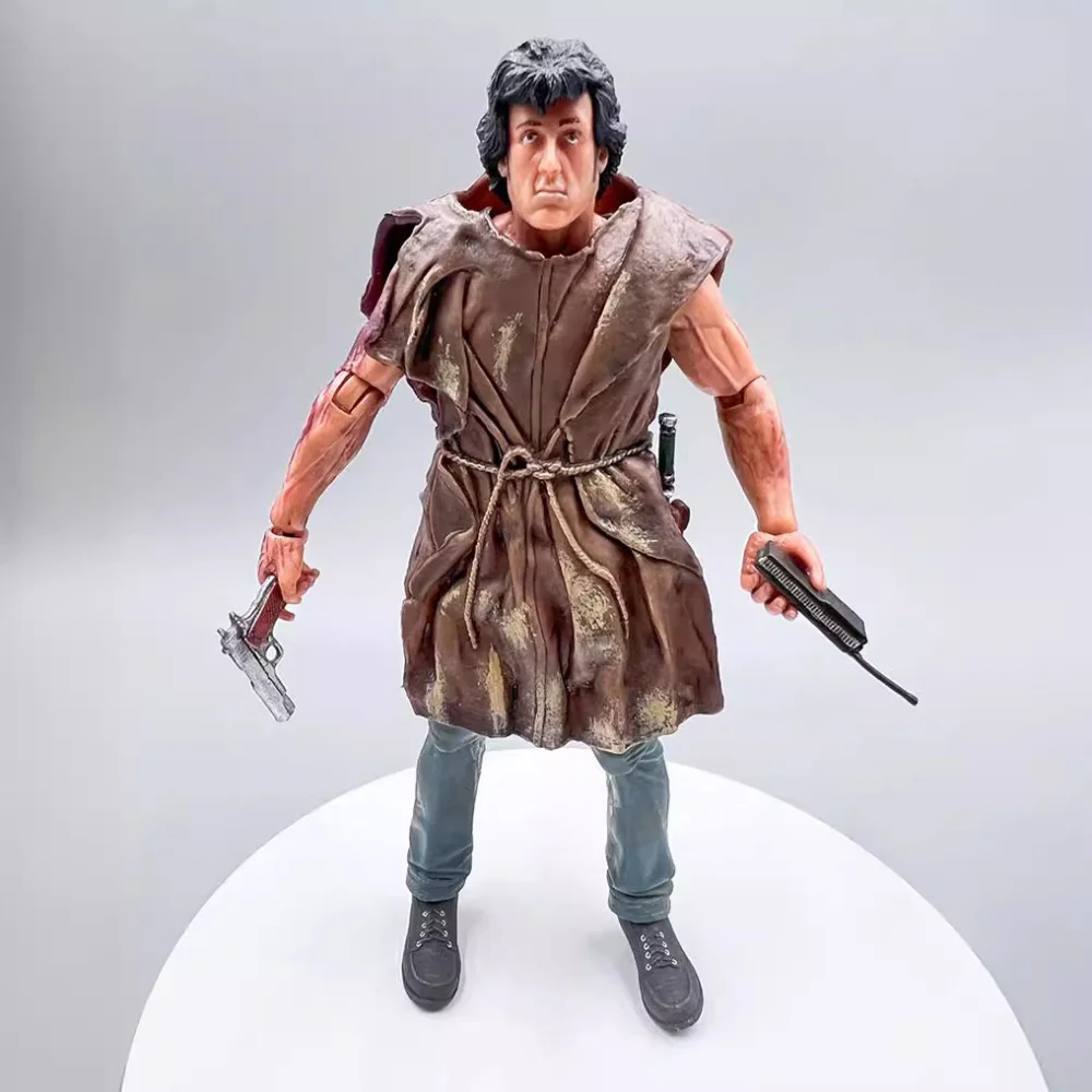 First Blood Ron Kim John J.R. Rambo Action Figure Special Forces Soldier Avengers Sylvester Movie Toys Articulated Action Figure