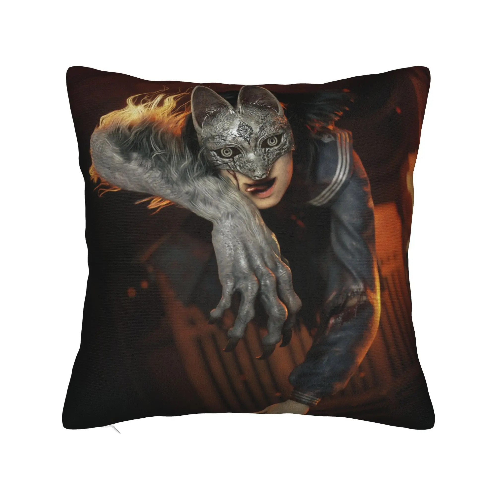 Pillow Cover Horror Silents Hills f Game  Novelty Pillow Case For Living Room Sofa Pillowcases