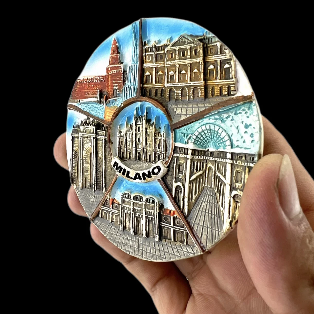 Milan Italy Fridge Magnets Duomo di Milano Travel 3D Memorial Magnetic Refrigerator Stickers Gift Room Decoration Collectio