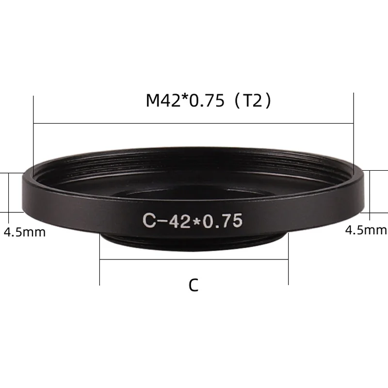 CozyShot C-T2 makro Adapter T2 42mm x 0,75 soczewki teleskopu do 16mm C mocowanie kamery