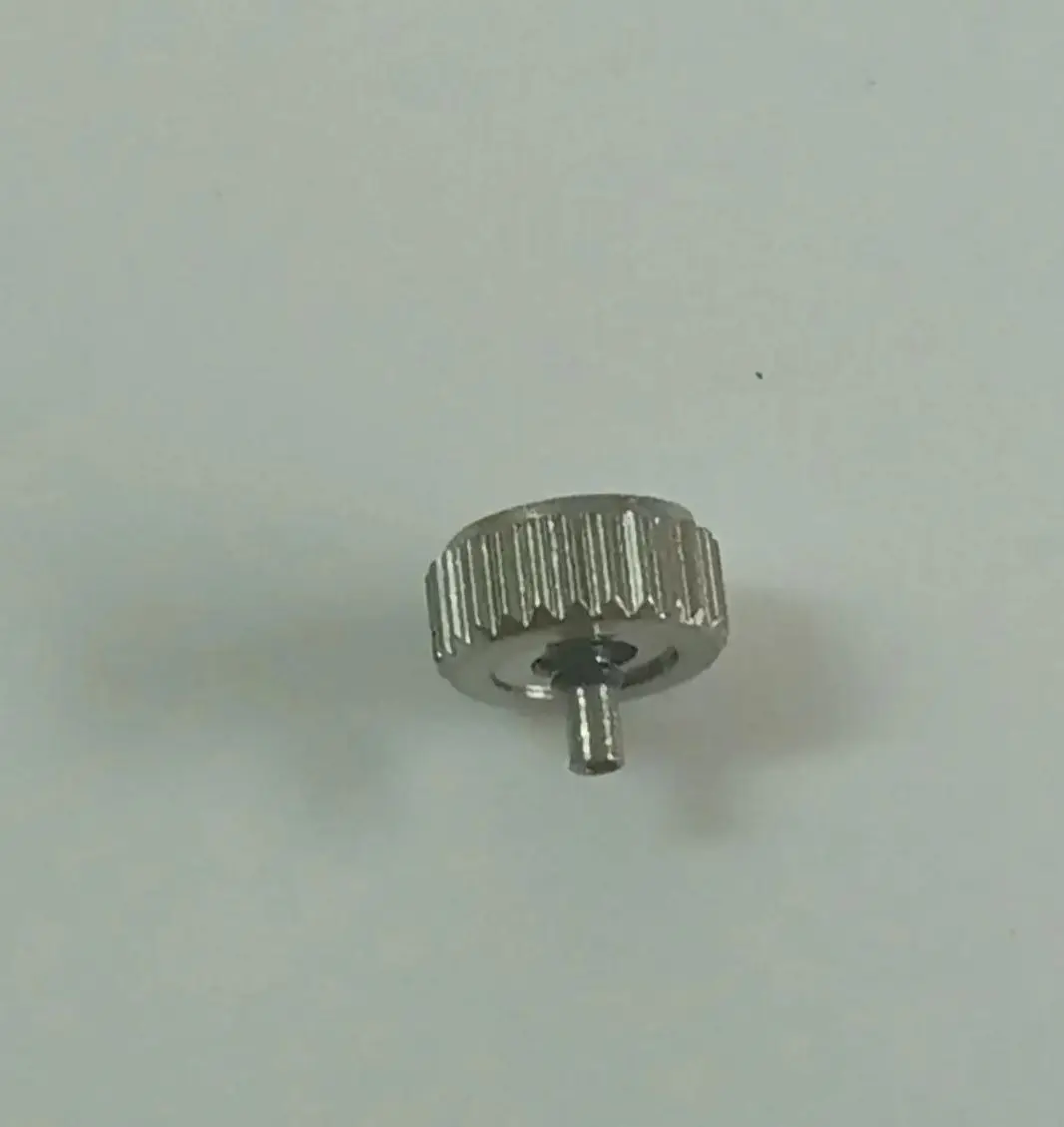 1 Piece Silver Color Steel Watch Crown 3.5mm to 7mm Head Diameter with Long Post for Watch Crowns Repair L4430