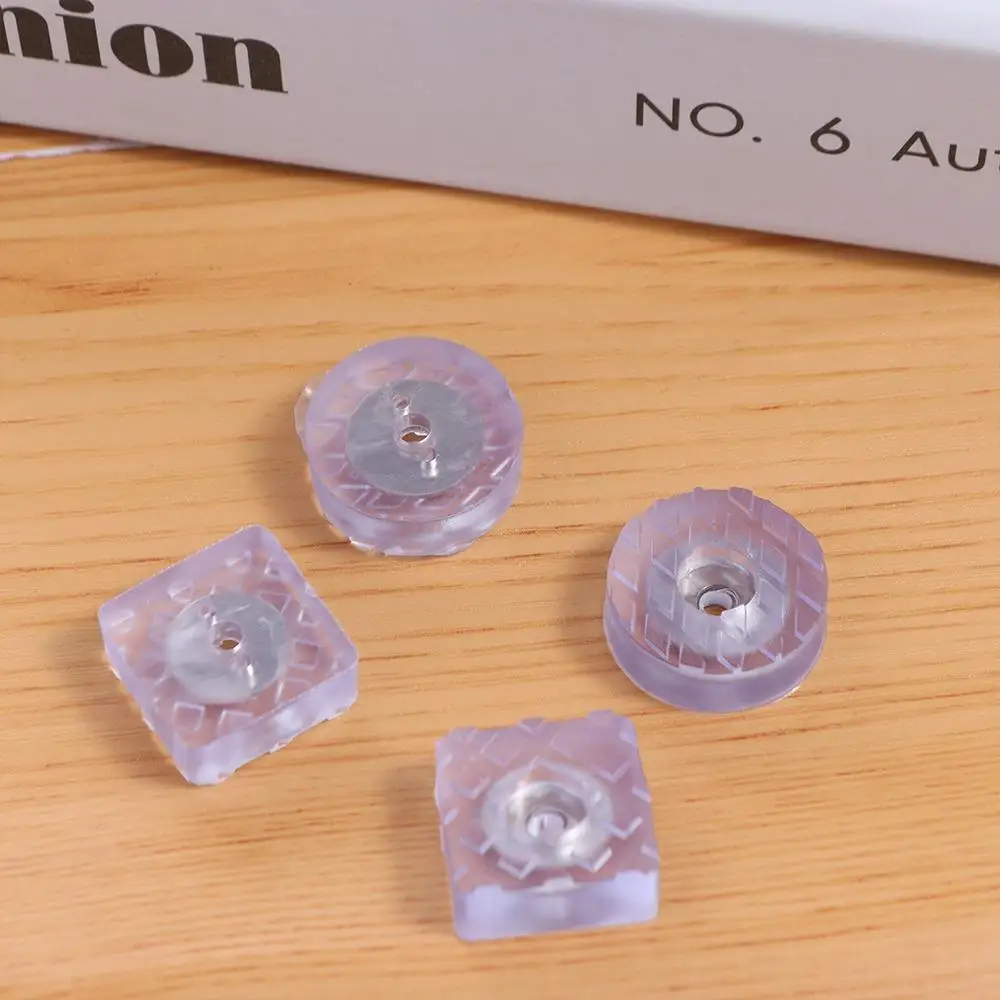 المطاط أريكة مستديرة المضادة للانزلاق وسادة السرير كرسي الساق غطاء للحماية الأثاث الساق وسادة الطابق حامي الجدول قدم وسادة #5