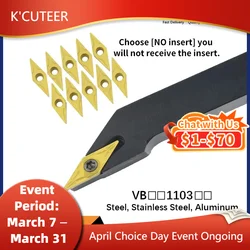 1 шт. Токарного инструмента Внешний токарный держатель SVJBR1212H11 SVJBR1616H11 SVJBL2020K11 SVJBR2525M11 Токарный инструмент 10 шт. Твердосплавных пластин с ЧПУ VBMT резцы токарные инструмент