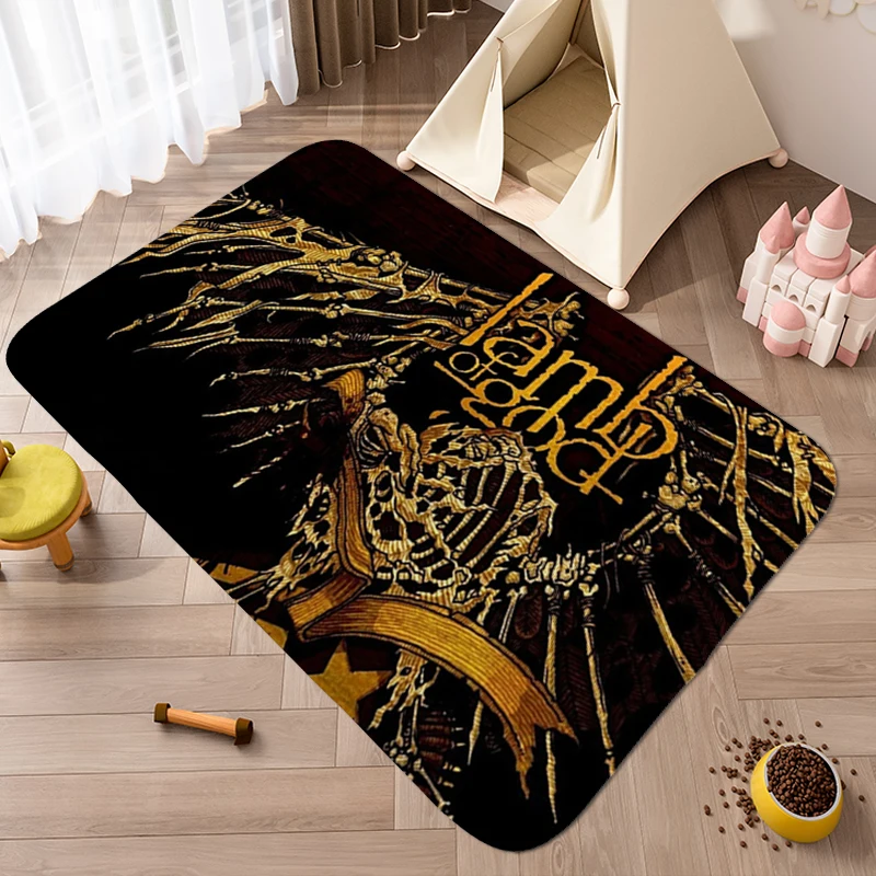 

Custom Mat A-Lamb Of Gods Veranda Floor Mat Living Room Rug Kitchen Carpet for Entrance Doormat Kitchen Treadmill Rugs Bathmat