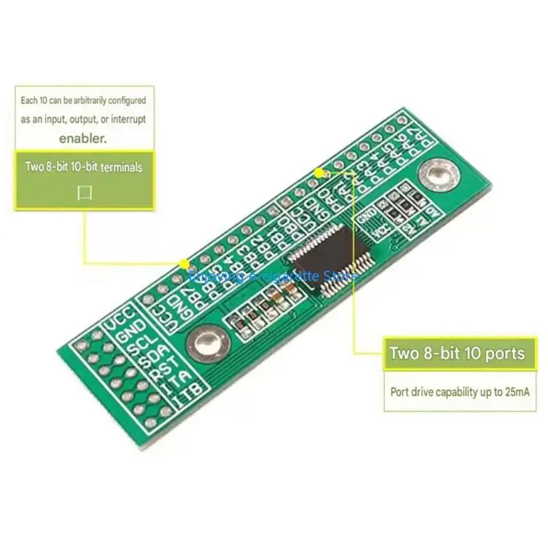 MCP23017 GPIO-Erweiterungskarte mit 16-Kanal-Layout für Lernprojekte Y4QF – Detail 4