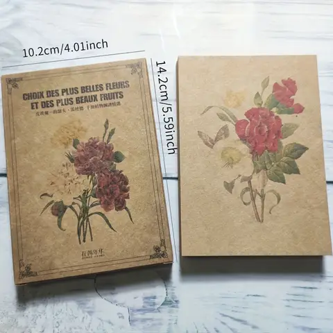 Bilashmart 24pcs Vintage Rose Carf Postcards - Add A Touch Of Elegance To Your Greetings!