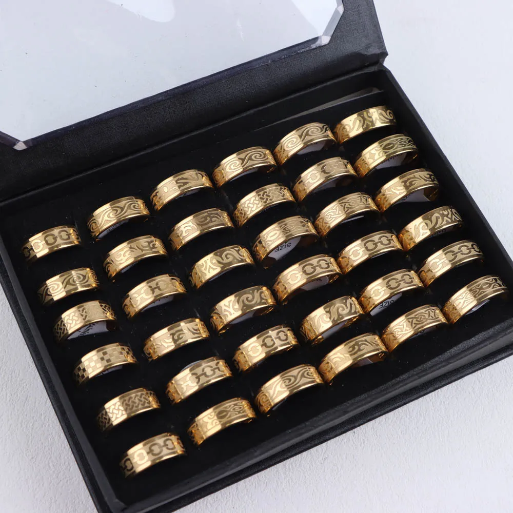 10 teile/los Großhandel Mode Einfache Edelstahl Ring Für Männer Frauen Schöne Trendy Punk Schmuck Vintage Geburtstag Party Geschenke