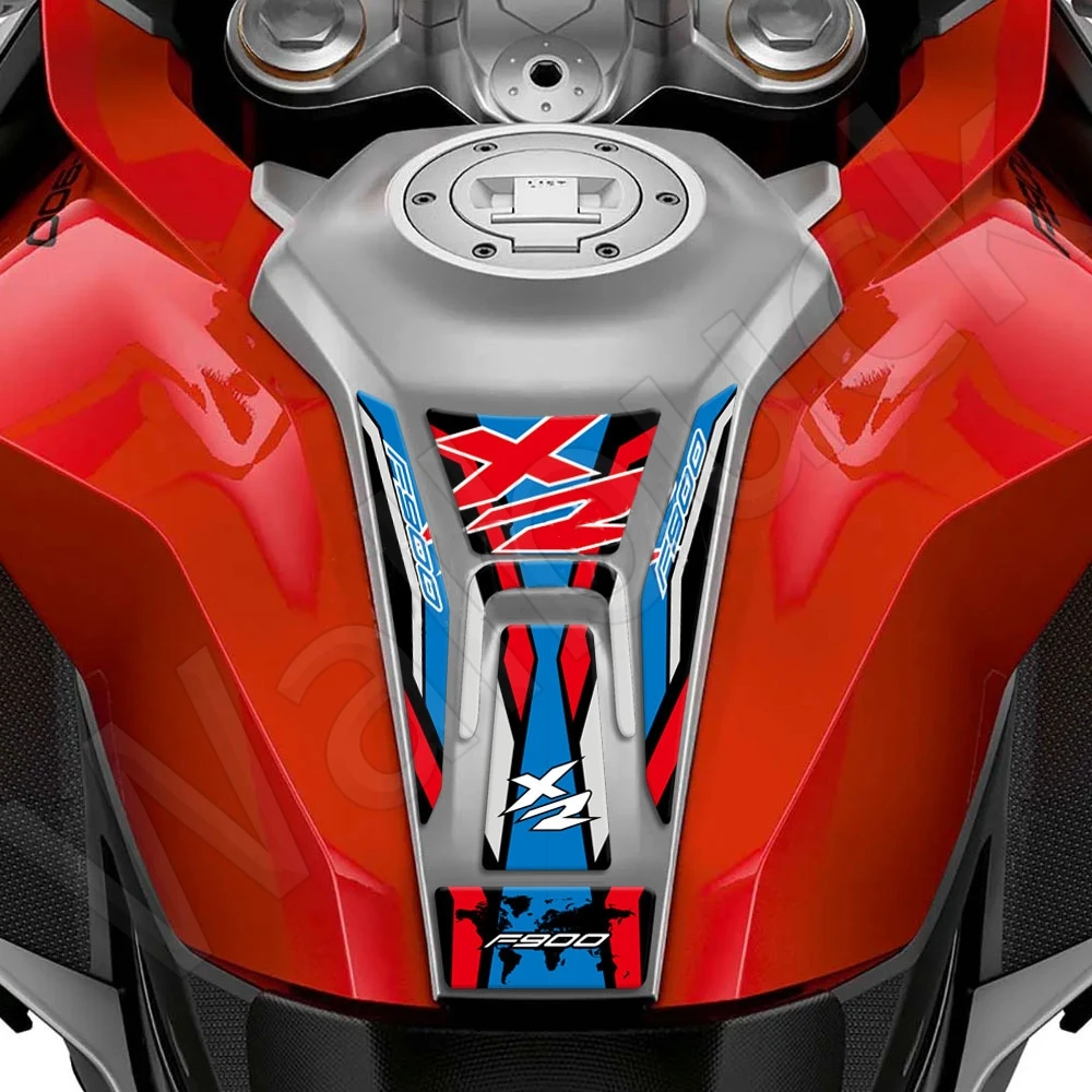 3D Motorcycle Fuel Tank Pad Sticker Gas Oil Cover Decal Protector Accessories Waterproof For F900XR F900 XR F 900 XR 2020-23