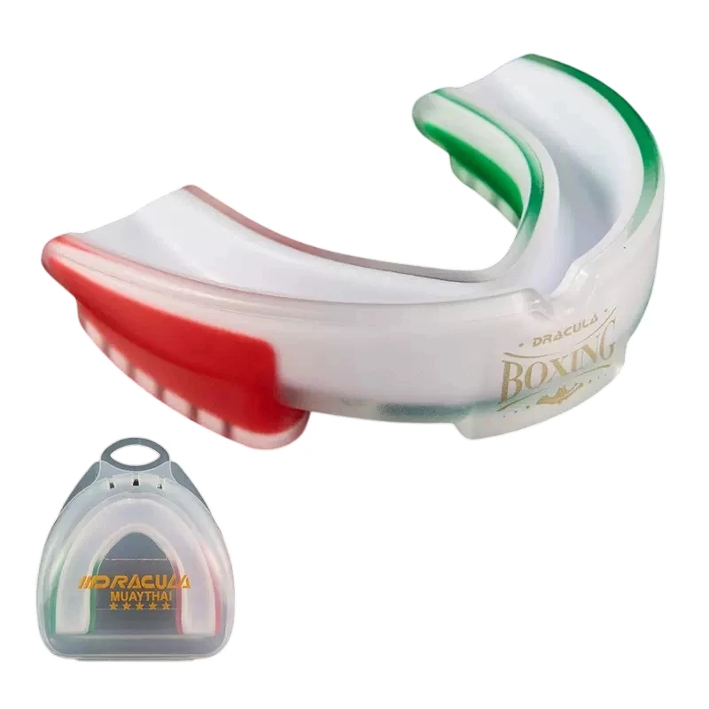 Muay Thai Mouthguard Boxing Mouth Guard with Carry Case Teeth Protector for Boxing MMA Kickboxing Martial Arts Training Sparring