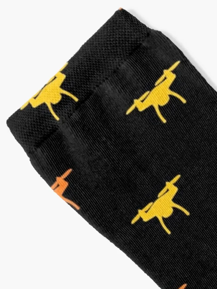 Yellow Drone Socks anti-slip shoes Socks Men's Women's