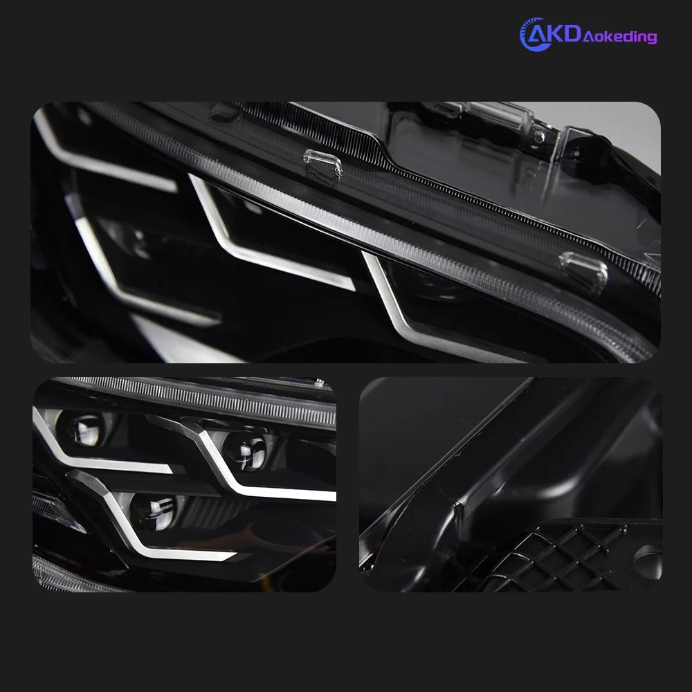 Auto Parts Headlights For Fortuner 2016-2020 Upgrade Lexus latest Styling LED DRL Dual Projector Car Accesorios Modified