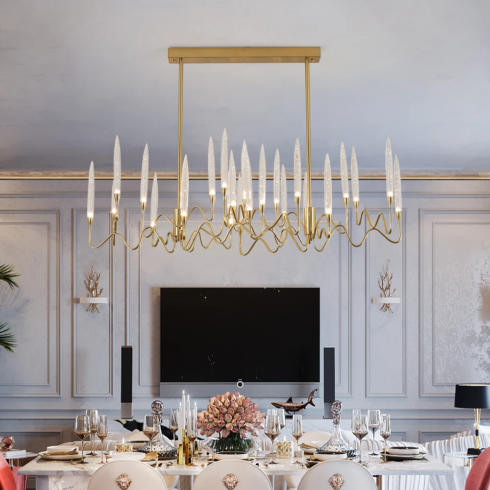 Lighting - Luxury Candle Chandelier For Dining Room