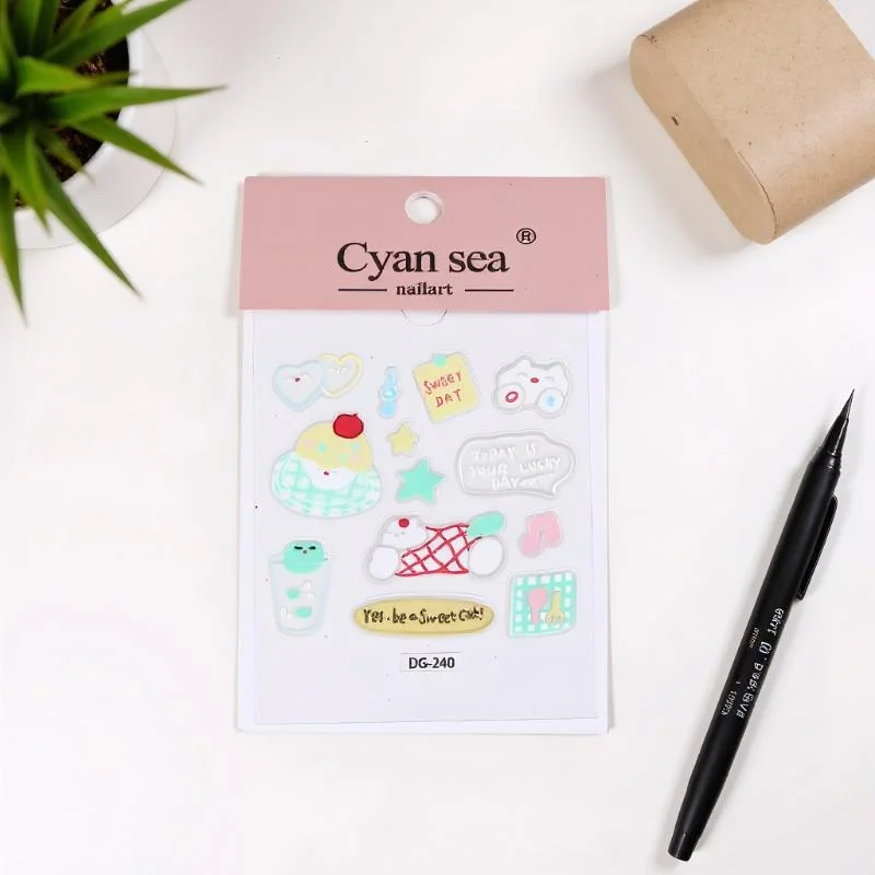 

[YU] милый мультфильм 3D кошка собаки кристалл наклейки из эпоксидной смолы Kawaii DIY журнал наклейка для мобильного телефона Декор для ноутбука