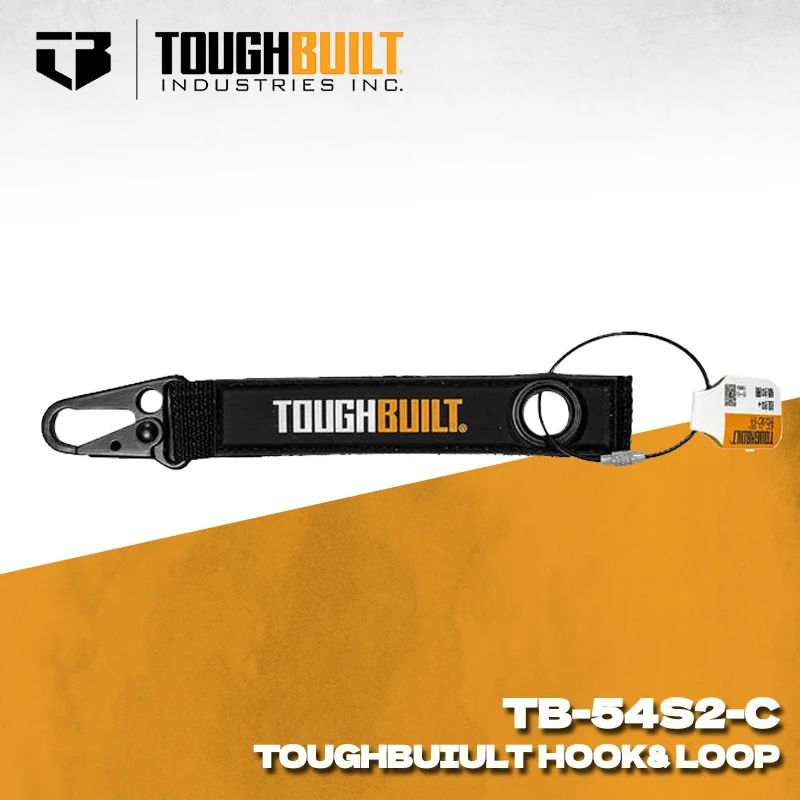 

TOUGHBUILT TB-54S2-C ClipTech Tool Ring, Heavy Duty Quick Attach Tool Belt Clip, 360° Swivel Locking Tool Holder for Carpenters