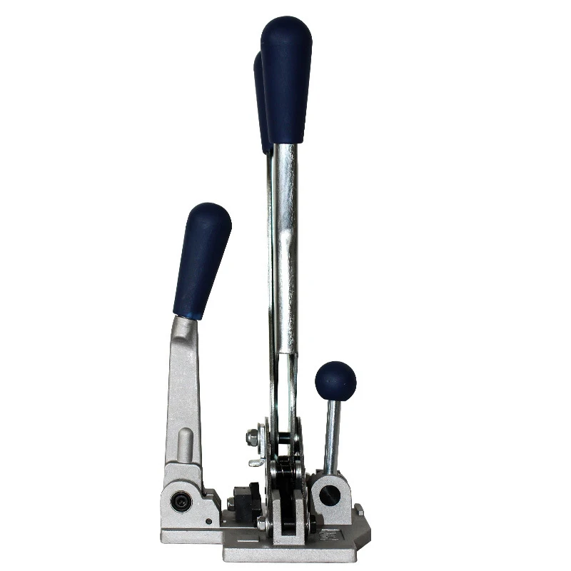 3-in-1 Manual Strapping Tool Sealer Tensioner Cutter, Efficent All In One Machine Manual Banding Tool For 13-18mm Width Poly Str