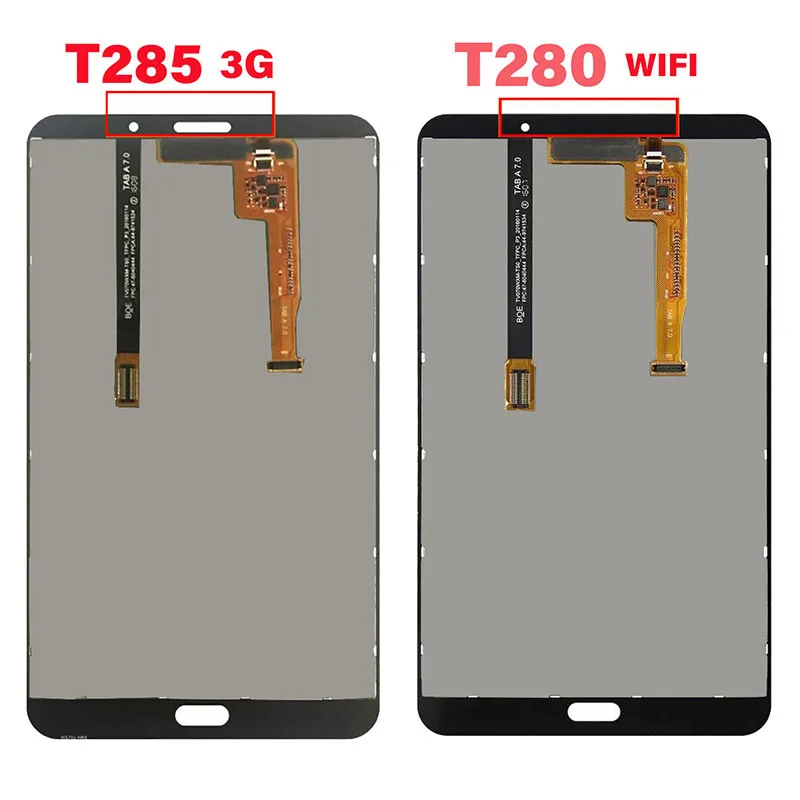 

New 7'' LCD Panel for Samsung Galaxy Tab A 7.0 2016 SM-T280 SM-T285 T280 T285 LCD Display With Touch Screen Digitizer Assembly