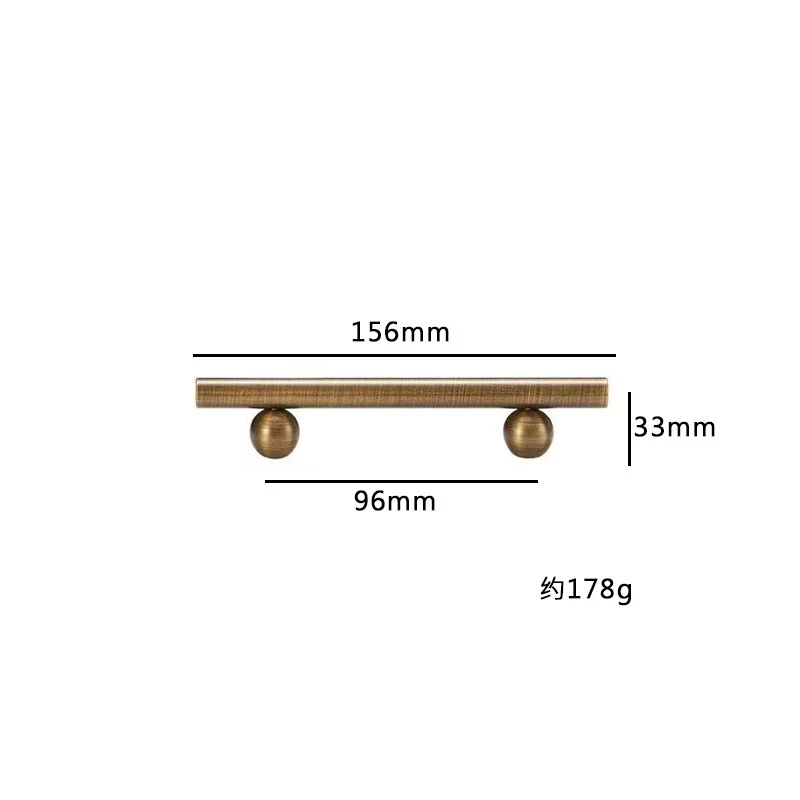 Beicai Messing-Schrankgriff Neuer Hochwertiger Moderner Minimalistischer Schubladen-, Schrank- und Kleiderschrankgriff im Luxus-Design mit Langem Griff – Detail 17