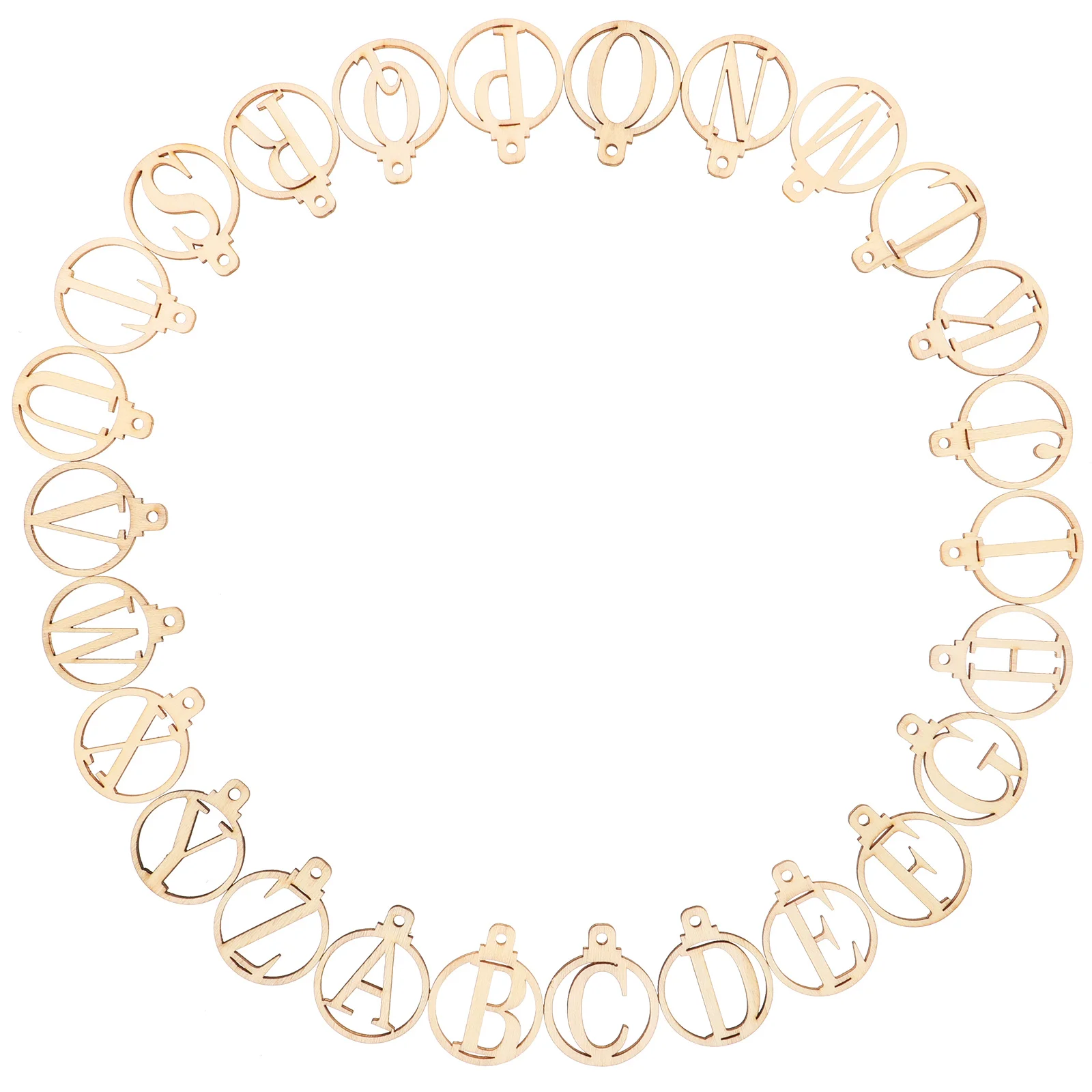 

25Pcs Christmas Craft Wooden Hanging Ornament Number 1-25 Pattern Home Decoration Festive Atmosphere Gift