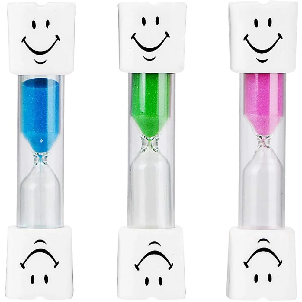 Brushing Timer Hourglass 3 Minute Dental Sandy Clock Kids Sandglass Toothbrush Timer for Children Kids Gift Decoration Home