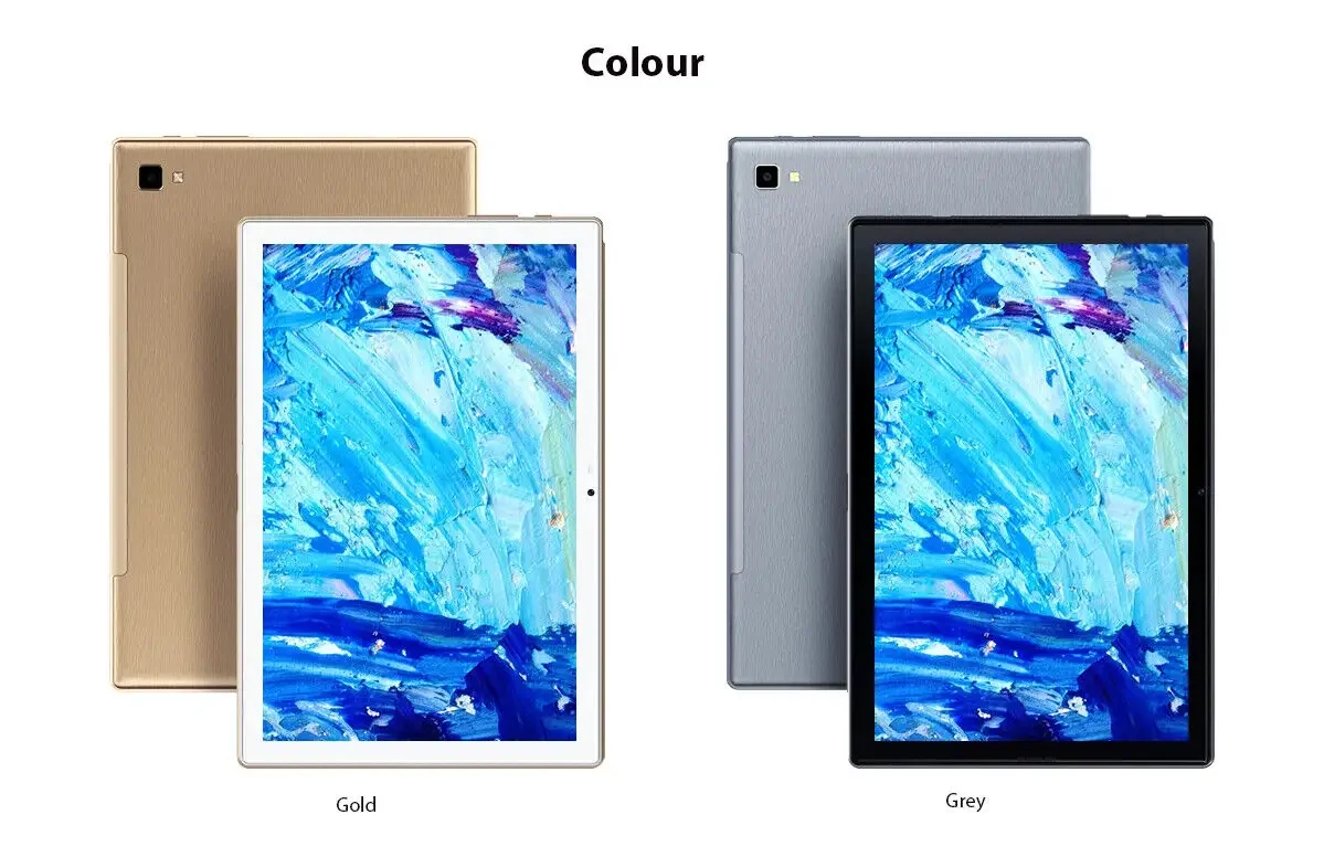 8E 10.1 Inch Android 10 WIFI Rear  6580mAh Battery Octa Core Dual Speakers